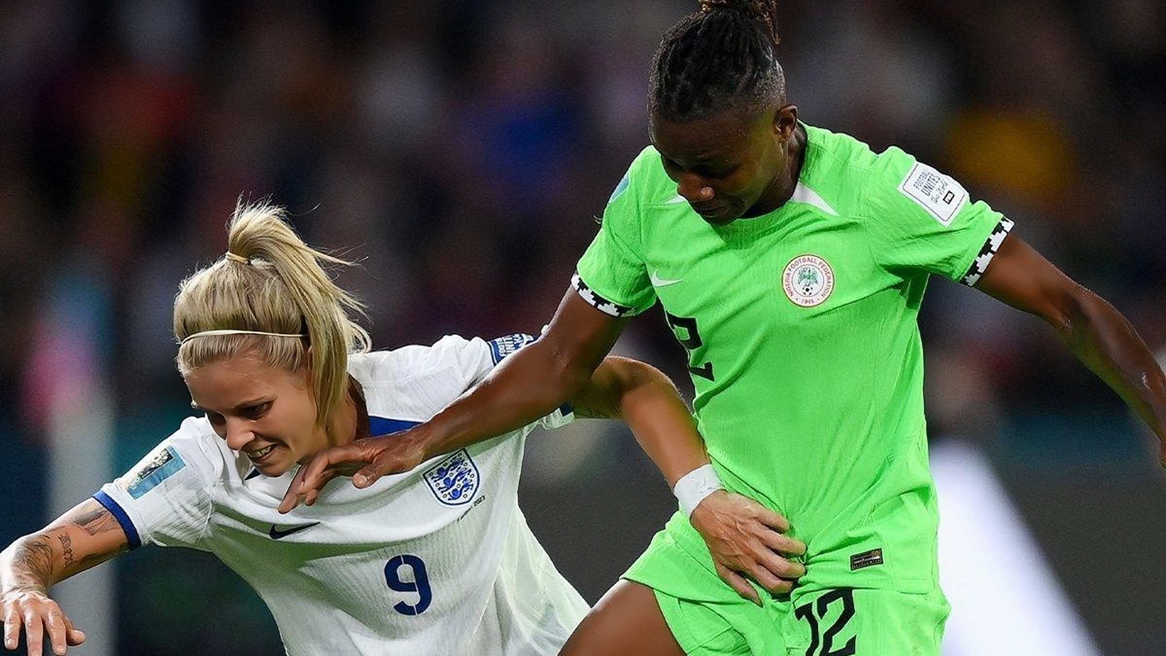 尼日利亚女足队员斗志昂扬，晋级比赛半决赛